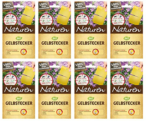 8 x Pack of 15 Naturen Organic Yellow Plugs Insecticide-Free