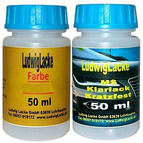 LudwigLacke Lackstift Set Kia Machine Silver Metallic 9S Bj.07-12