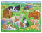Larsen FH35 Haustiere und Bauernhoftiere, 15-teiliges Rahmenpuzzles Puzzle