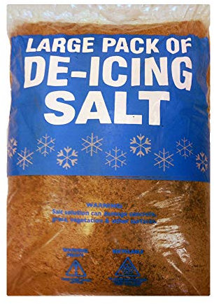 Brown Deicing Rock Salt Bag Large Bag