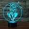 Jinson well 3D skateboard junge led nacht licht Lampe optische Illusion Nachtlicht, 7 Farbwechsel Touch Switch Tisch Schreibtisch Dekoration Lampen Acryl Flat ABS Base Spielzeug