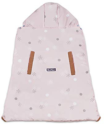 SONARIN Universal All Seasons Regenhaube für Babytrage, Regenschutz,Windschutz,Wasserdichtes,abnehmbares Innenfutter für den Winter Warm(Rosa)