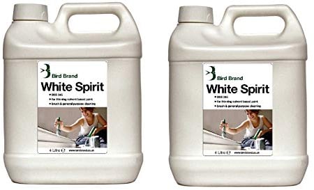 2 X 4 Litre White Spirit Stain Remover & Cleaning Agent Thinner Painting Paint Brush & General Cleaning Purpose
