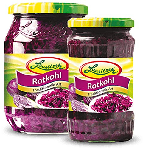Lausitzer Rotkohl tafelfertig 2 x 720 ml Glas
