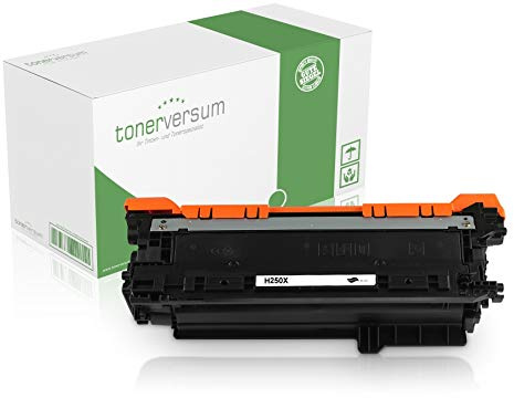 Tonerversum XXL Toner kompatibel zu HP CE250X 504X Schwarz Druckerpatrone für Color Laserjet CM3530mfp CP3525 CP3525dn CP3525n CP3525x CM3530fs MFP