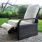 ART TO REAL Gartensessel aus Kunstharz, mit Kissen, Terrassenmöbel, automatisches verstellbares Rattan-Sofa, UV-/Verblassen/Wasser/Schweiß/Rostbeständig, einfach zu montieren