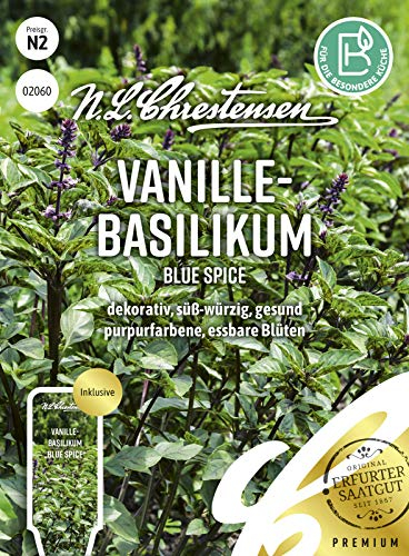 Vanille- Basilikum Blue Spice Samen, Saatgut