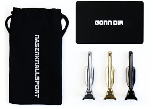 NKS Vacuum Sniffer, 3 Ziehröhrchen aus Edelstahl, Leinen-Tasche, NKS-Karte