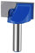 sourcing map 30mm Dia 8mm Shank Bottom Cleaning Router Bit, 2 Flutes Carbide Tipped Cutter Uncoated for Woodworking