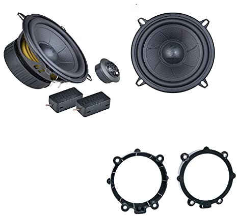 Ground Zero GZIC 130.2 Auto Lautsprecher Boxen 280 Watt 13 cm 2 Wege Kompo passend für Mercedes Vito (W639) ab 2003 Türen Front