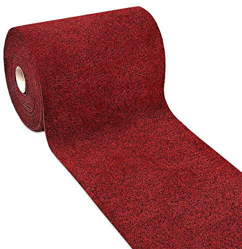 emmevi Passatoia Al Metro H50 Cm Su Misura Tappeto Cucina Moquette Ingresso Antiscivolo mod.CORSIA BORDEAUX