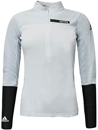 adidas Womens Terrex Long Sleeve Climachill Top Training Running AX8262 Blue