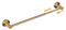 SHUNLI Porte-Serviettes Réglable 40CM à 66CM, Barre Porte Serviette Salle de Bain Mural, Or Brossé, Acier Inoxydable SUS304
