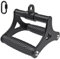Kipika Parallel-Griff Pull Down Bar Krafttraining Deluxe Doppel-D-Griff Trizeps-V-förmige Pressstange Mit Gummi, Rutschfester Griff, Parallelgriff Für Fitness V-förmige Kraftgeräte Zubehör