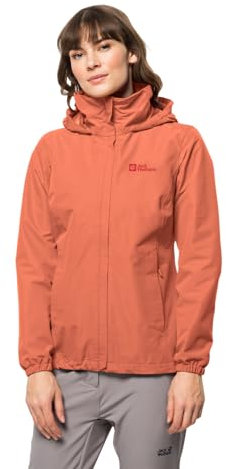 Jack Wolfskin Damen STORMY POINT 2L JKT W Wetterschutzjacke, guave, S