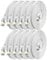 BAHIWOM Câble Ethernet Cat8 1,5m 10 Pièces, 40 Gbit/s 2000 MHz Câble Réseau Gigabit LAN Haute Vitesse Avec RJ45 et Connecteur Plaqué or Câble Internet pour Routeur, pour Laptop, pour TV - Blanc