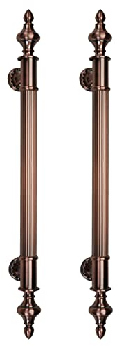 HAPPLiGNLY Scheunentorgriff Kommerzieller Türgriff Pull Push für Holz-/Glas-/Metalltüren, 24/32/47/59-Zoll-massiver Vordertürknopf, Badezimmer-/Küchentürgriffe (Color : Style4,Size : 80cm (31