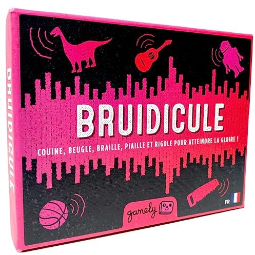 Gamely Bruidicule : Le Jeu hilarant des Sons ridicules en Format Poche | Le Jeu de Cartes Familial Qui Fait Rire Enfants, Ados et Adultes