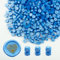 Wachs Siegel Perlen, Ioggtser 500 PCS Achteck Siegelwachsperlen für Wachssiegelstempel, Siegelperlen zur Herstellung von Wachssiegeln für Hochzeits- und Partyeinladungen (Sky Blue)