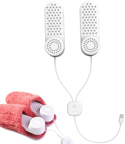 Hemore Boot Dryer, Deodorizer Shoe Dryer with Timer, USB Charging Shoe Dryers for Sneakers Socks Gloves