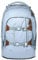 satch pack ab 5. Klasse ergonomisch 30L Stauraum standfest Organisationstalent Nordic Ice Blue - Hellblau