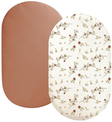 Spannbettlaken, 70x35 cm, für Beistellbett, Kinderwagen, Babynest - Matratzenbezug, Wiegezubehör