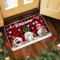 Shyllin Felpudo Decorativo Navidad, 40 x 60 cm Alfombra Puerta Navidad de Gnomo, Alfombra Navidad Antideslizante, Felpudo Entrada Casa para Decoración Navidad