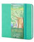 tumuarta Aquarell Skizzenbuch, 300g, 25% Baumwolle, 14x14CM, 24 Blatt, 48 Seiten, Feinkorn, Säurefrei, Aquarellbuch, Künstlerpapier Aquarellpapier Block Ideal für Aquarell,Acryl (Blau, 14x14 CM)