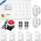 Alarmanlage WiFi 4G GSM Modul mit Alarmsirene Alarm System mit Bewegungssensoren und Funksirene - Bewegungsmelder mit Alarm - Alarmanlage Haus-Alarmanlage