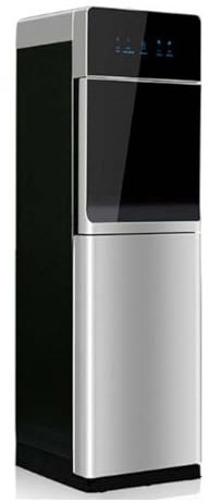 Distributeur d'eau Autoportant Alimenté par Le Réseau Électrique, Fontaine à Boire Commerciale, Double Fonction Glacée Et Chaude,Idéal pour La Maison,001,Ice Heat