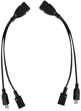 HOMOBABE 2 Piezas Cable De Datos Otg Convertidor Micro Usb Usb Adaptador Para Teléfono De Conector Adaptador Otg Cable Para Portátil Uso y Classic