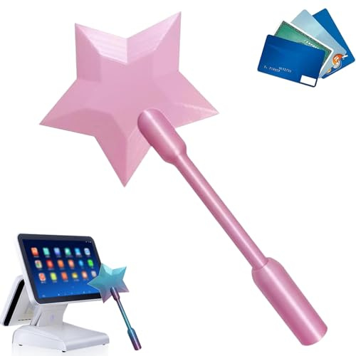 Baguette Magique Carte Bleue, Baguettes Magique Impression 3D pour Paiement sans Contact, éTui Pratique pour Cartes Bancaires Au Restaurant Rapide, HôPital, éCole (1 pièce-D)