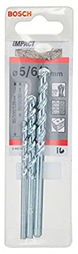 Bosch 1 609 200 204 - Juego de 3 brocas para piedra CYL-1-5; 6; 8 mm (pack de 3)