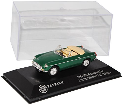 Ixo MG B Convertible Grün limitiert Triple 9 1/43 Modell Auto mit individiuellem Wunschkennzeichen