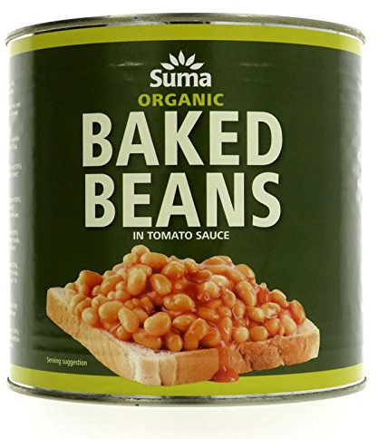 Suma Organic Baked Beans 400g x 4 (Pack of 4)