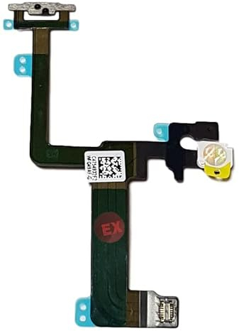 Smartex® Powerflex Kable Ersatzteil kompatibel mit iPhone 6 Plus – Integrierten Konnektoren für EIN Aus Schalter, Volume, Mute, Lichtsensor, Proximity Sensor