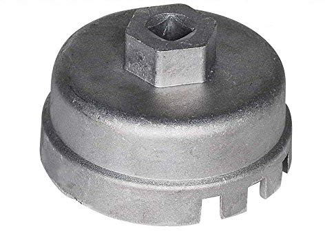 OxoxO Replace 14 Flutes 64.5mm Oil Filter Socket Housing Tool Remover Cup Wrench Compatible with Lexus Toyota Highlander RAV4