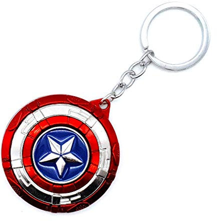 Captain America Schlüsselanhänger, Spinner, Spinner, 5cm x 5cm