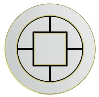 Villeroy & Boch MetroChic Assiette à dessert/petit déjeuner 22 x 22 x 2 cm