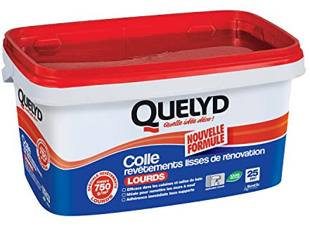 Quelyd Colle Revetements Lisses de Renovation Lourd, 5 kg