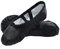 APTRO Ballet Shoes Ballerina Shoes Split Sole Gymnastics Dance Shoes Flats for Girls Adults Black,5 UK,38