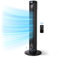 KEPLIN Cooling 36-inch Tall Tower Fan with Remote Control | 3 Speed Settings & 3 Mode Settings | LED Display & Touch Panel Controls | Quiet & Powerful Modern Design Oscillating Standing Fan (Black)