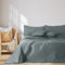 AmeliaHome Tagesdecke mit Pompons 240x260 cm Bettüberwürf zweiseitig Ultrasonic Steppung Polyester Meadore Grau