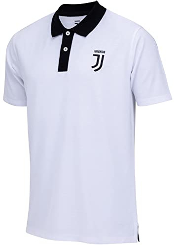 Juventus – Herren-Polo-Shirt der Juve, offizielle Kollektion, Weiß, XXL