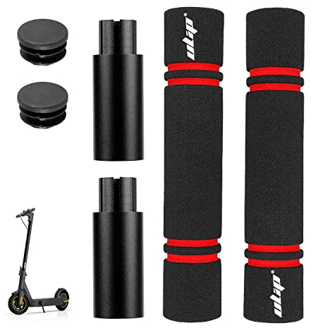 MotuTech Lenkerverlängerung für Segway Ninebot Max G30 Scooter, erweiterter Griff, aus Schaumstoff, atmungsaktiv und schweißfest (schwarz)