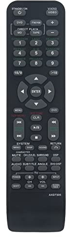 Replacement Remote Control AXD7305 Fit for Pioneer DVD CD Tuner Powered Subwoofer Satellite Speaker XV-DV77 XV-DV88 S-DV77S S-DV88S S-DV77ST S-DV88ST S-DV77SW HTZ-77DV