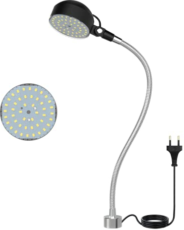 YouTeMei Magnetisches Arbeitslicht 12W 1320 Lumen LED Maschinenlicht für Drehmaschine/Cnc/Fräsen/Bohrmaschine/Nähmaschine