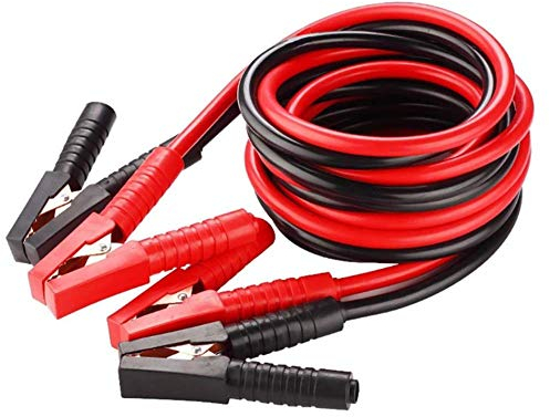 BATLAM Auto 6–24 V Jumper, 2500 A Auto LKW Hilfskabel 3 m Batterie Start Jumper, Notfall Auto hilft Feuerzeug Leichter zu starten, 4 m über 3,0 l (3 m unter 3,0 l)