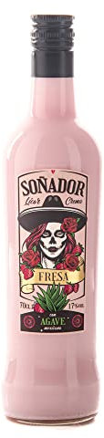 Licor Crema de Fresa con Agave Mexicano 70cl 15% vol.