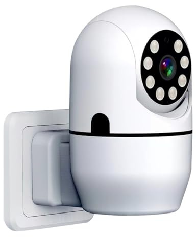 DAUTAI Ring Floodlight CAM Wired Pro, Sicherheitskamera mit Glühbirne, Vollfarb-Nachtsichtfunktion, Bewegungserkennung, Zwei-Wege-Sprachsprechanlage